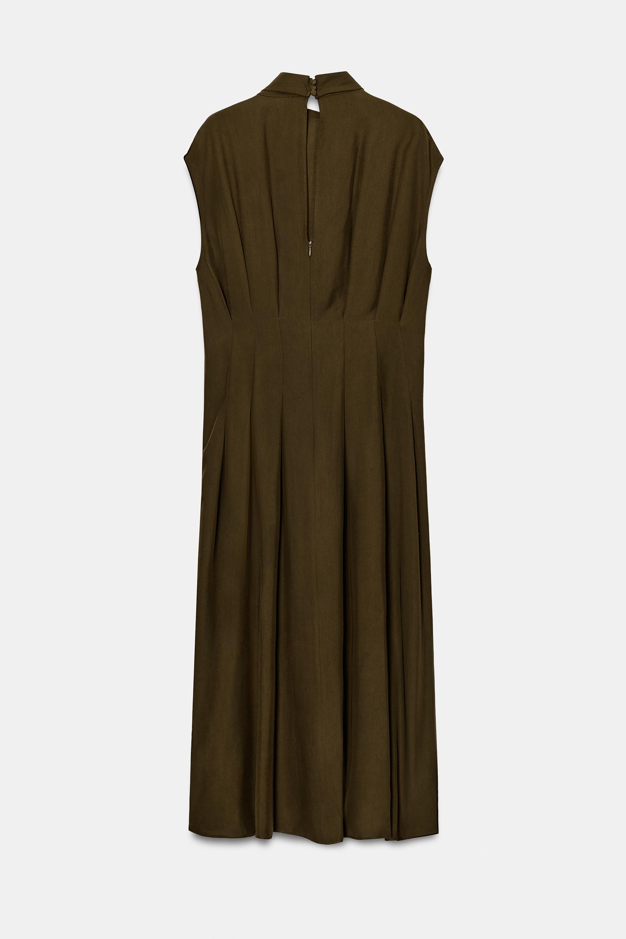 ROBE MI-LONGUE À NŒUDS ZW COLLECTION